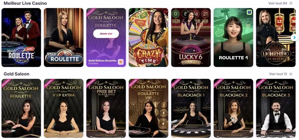 Ervaar live casinospellen bij Nomini Casino met professionele dealers en spannende game shows Live casinospellen bij Nomini Casino, met opties zoals roulette, blackjack en game shows